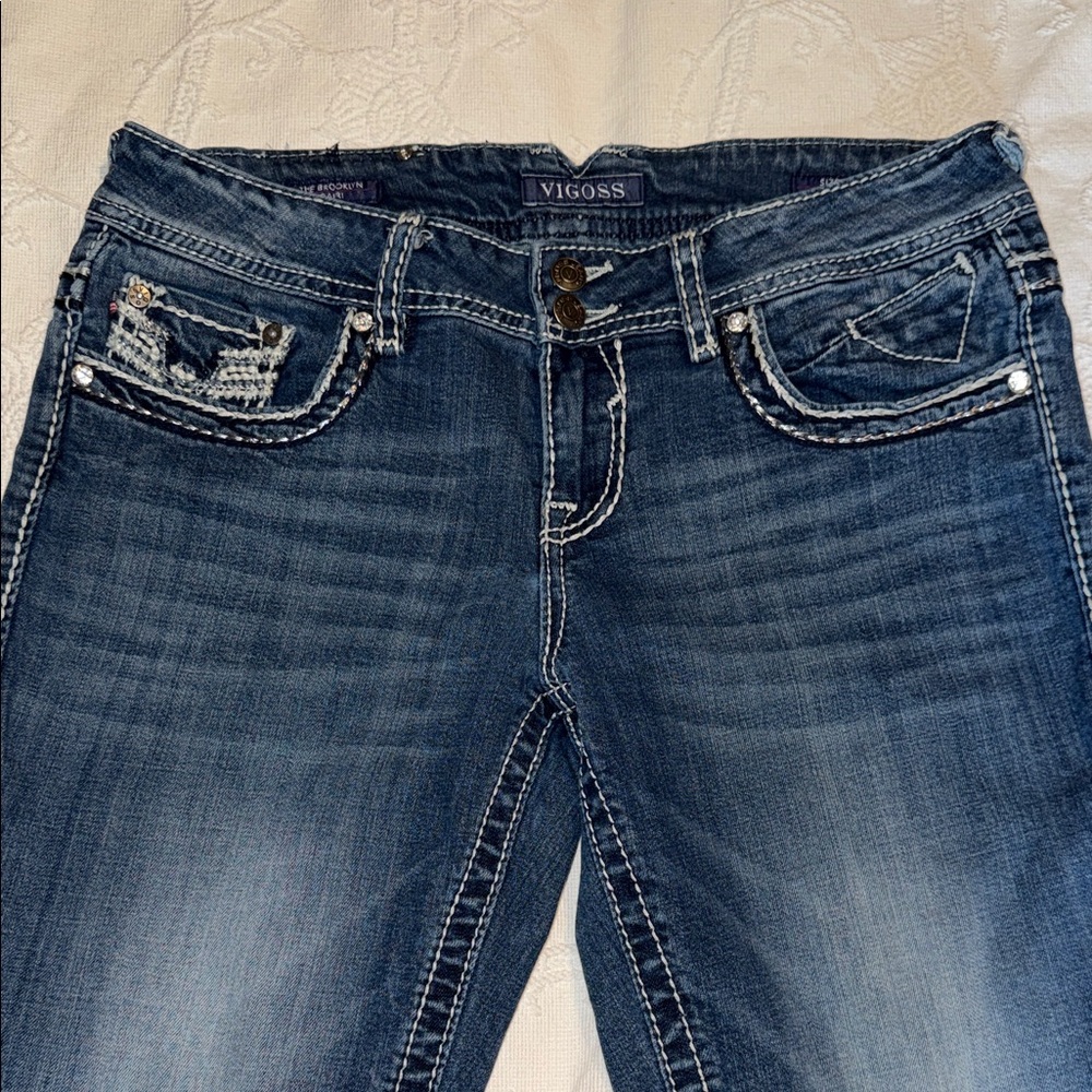 Vigoss Women's Dark Blue Skinny Jeans